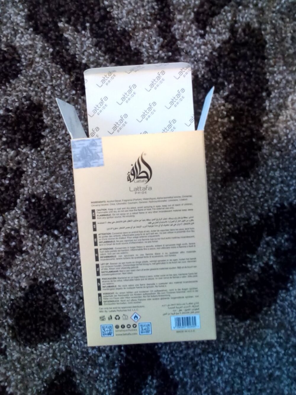 LOVE Lattafa pRiDe AFFECTION open box Arabian perfume UAE - Picture 3 of 3